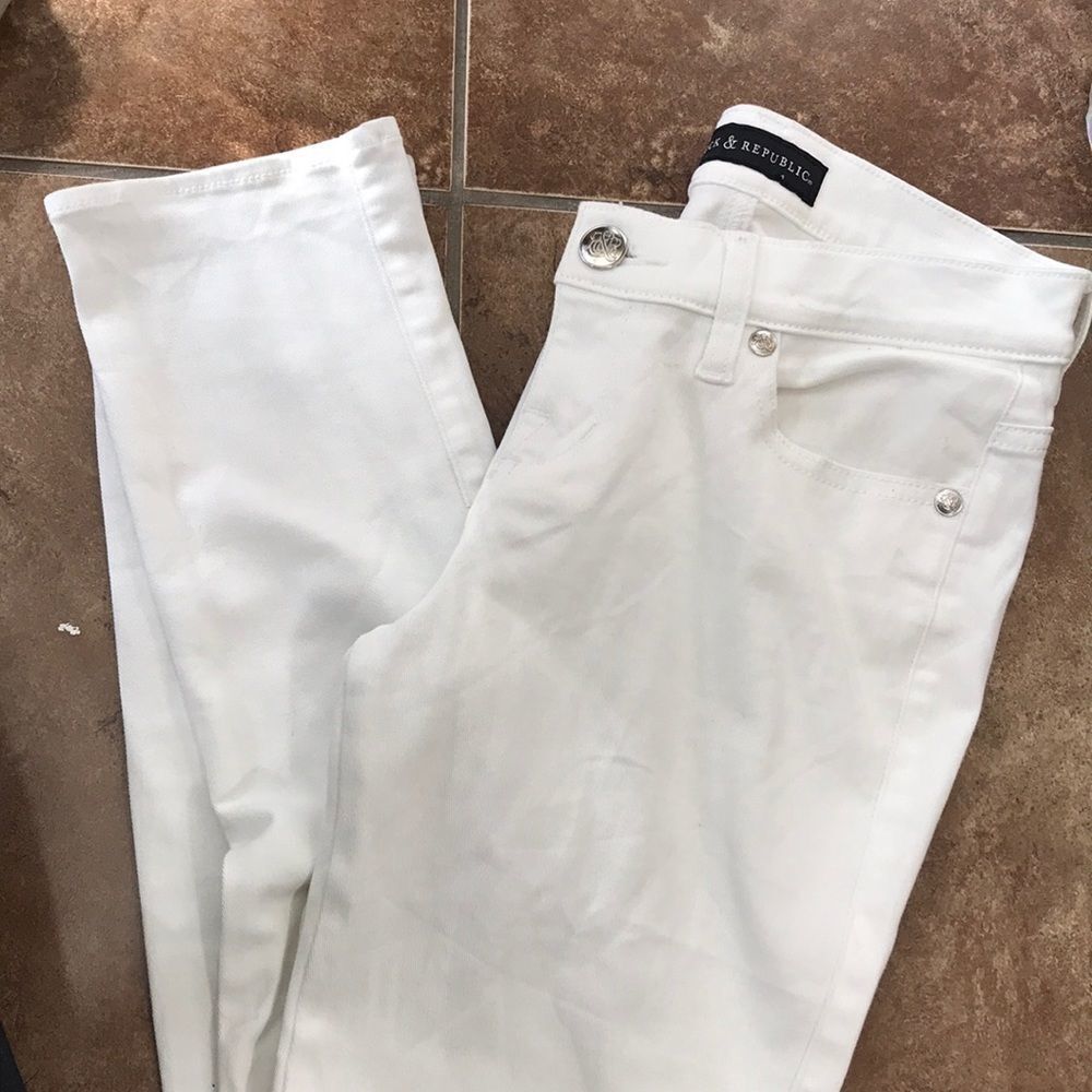 Rock and republic white skinny jeans‎